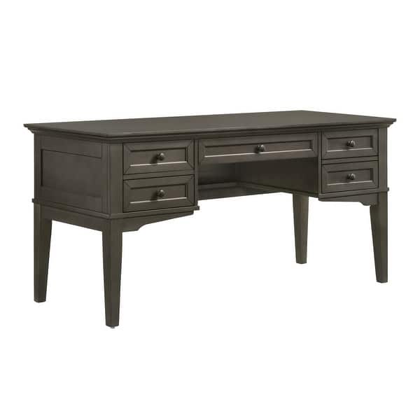 San Mateo Home Office 62" Wide Half Ped Executive Desk with 4 Legs Bed Bath & Beyond 37276183